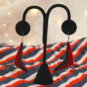 Vintage Mid Century Atomic Boomerangs Earrings